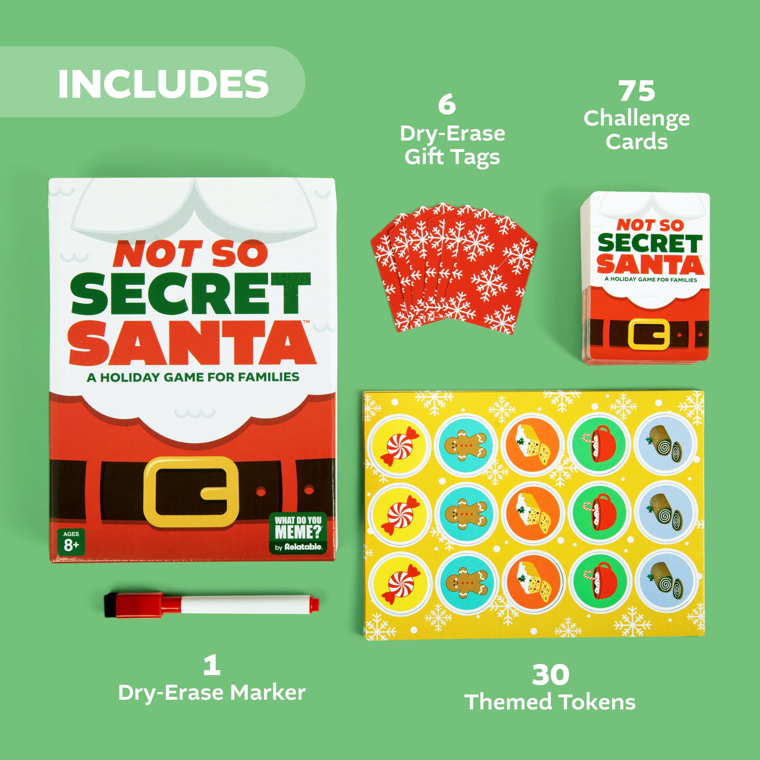 Amazon.com: Not So Secret Santa Holiday Card Game by Relatable